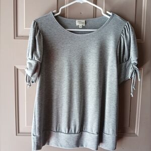 Gray Women's Top By Ava James